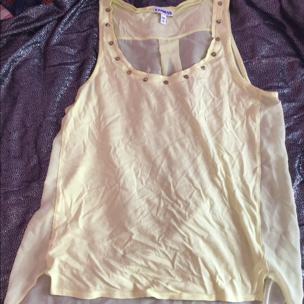 Express Tank with sheer back.